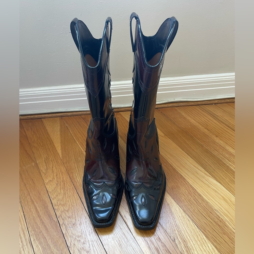 Ganni cowboy boots